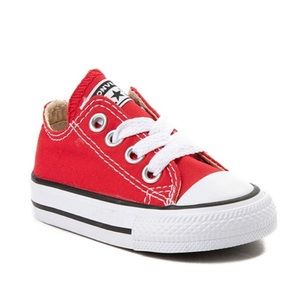 Converse Chuck Taylor All Star Lo Sneaker - Baby / Toddler - Red